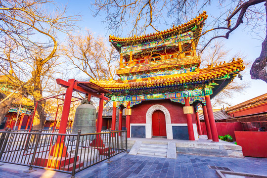 北京雍和宫钟楼