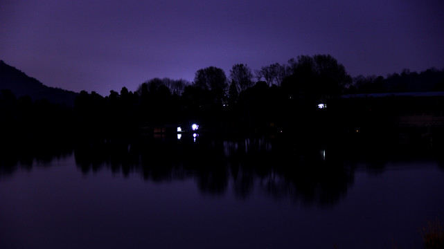 七星湖夜景