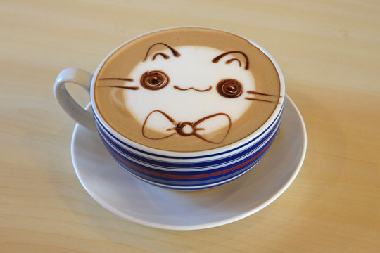 猫脸拿铁咖啡