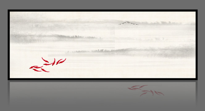 水墨山水画