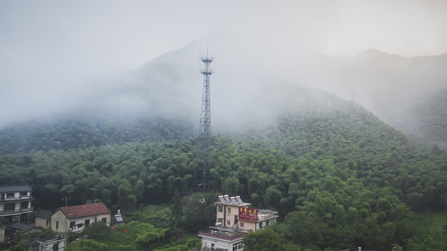 水墨月亮湾