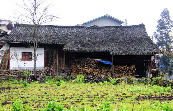 山野乡村人家民居
