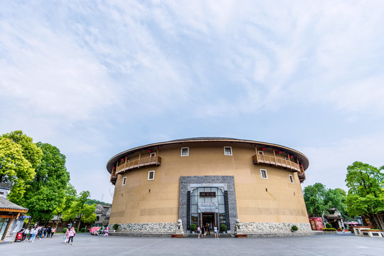 客家土楼建筑全景