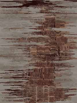 现代抽象地毯图案