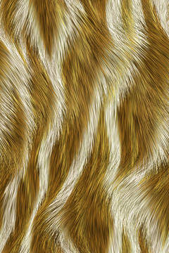 抽象皮毛线条地毯图案