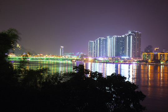 百里柳江夜景