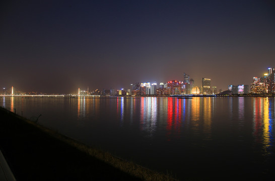 杭州钱江新城夜景