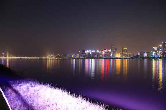 杭州钱江新城夜景