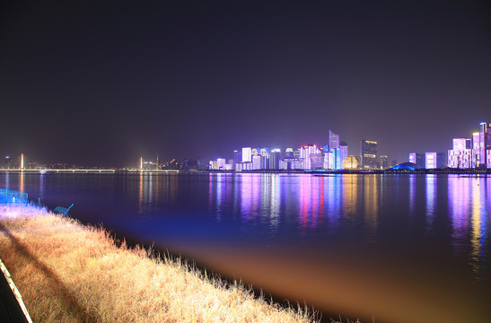杭州钱江新城夜景