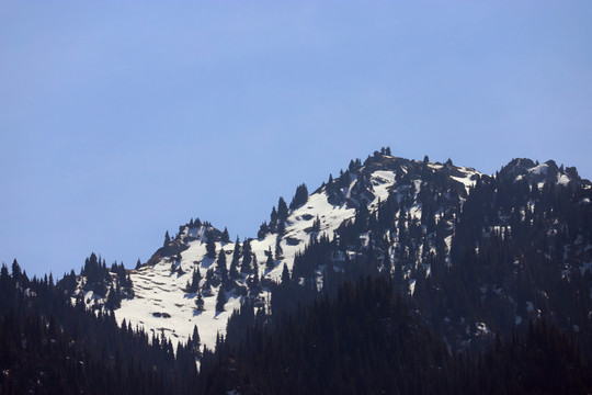 天山雪峰