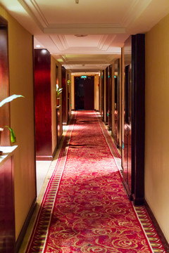 宾馆酒店客房楼层走廊