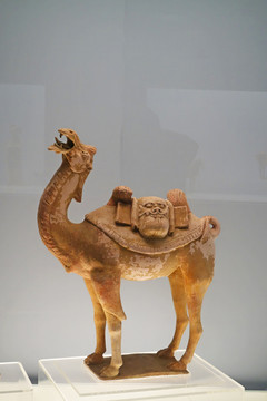 唐代彩绘陶骆驼