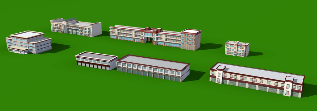 3dmax模型藏式建筑