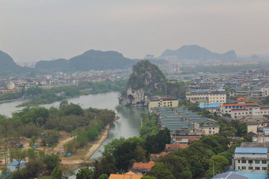 伏波山远景