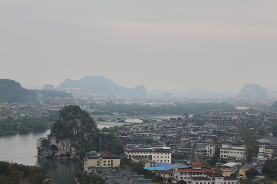 伏波山远景