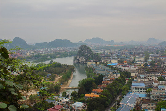 伏波山远景