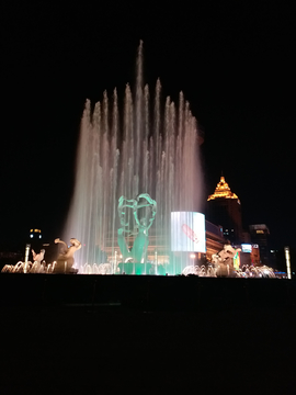 武林广场音乐喷泉