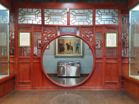 中式客厅拱门