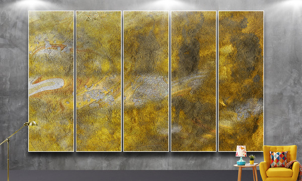 线条油画