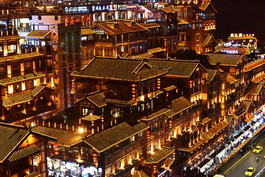 重庆洪崖洞夜景