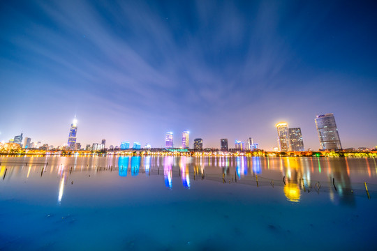 玄武湖夜景