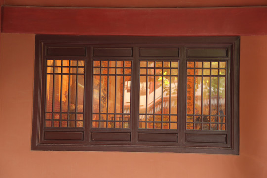 古代寺院窗户