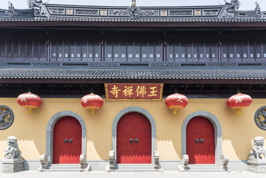 上海玉佛寺正门