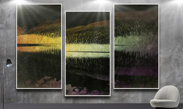 色彩油画