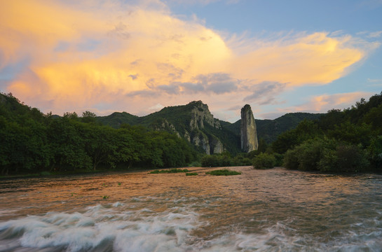 浙江丽水云和夕阳