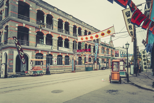 老上海建筑街道