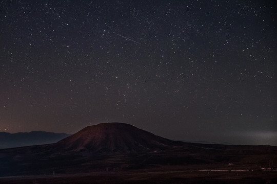 火山星空