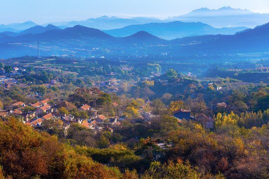 青岛乡村风景九上沟风景