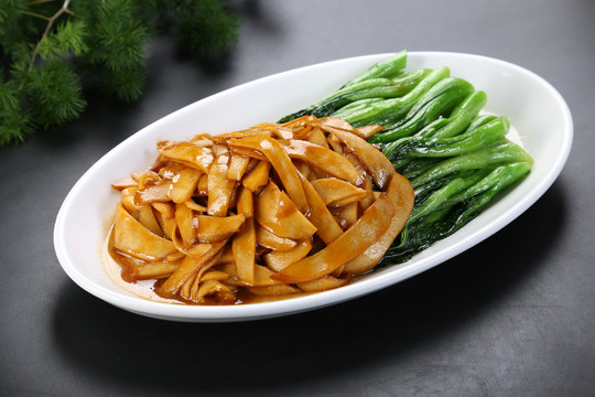 菜心白灵菇