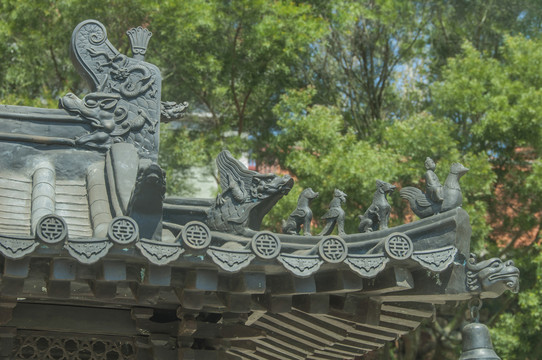 中国屋顶建筑文化装饰