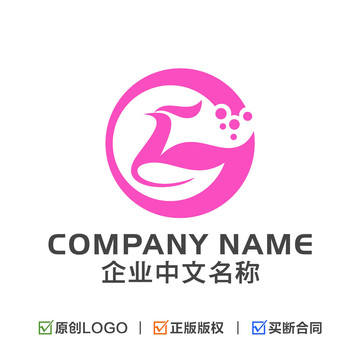 字母LG凤凰孔雀LOGO