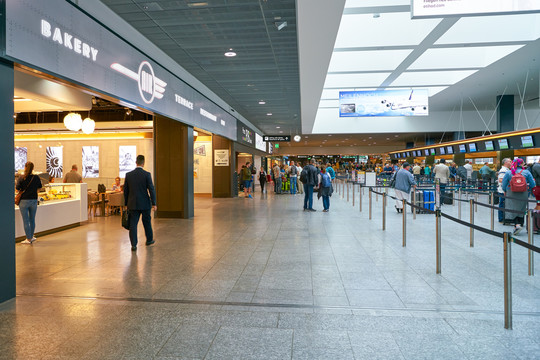瑞士苏黎世国际机场内部