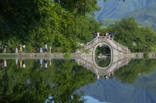 宏村游客