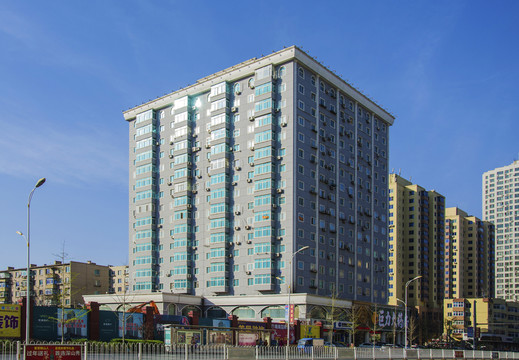 鞍山北胜利路公寓式高层居民建筑