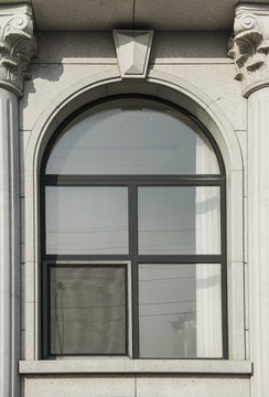 中国三冶半圆形顶部玻璃窗户