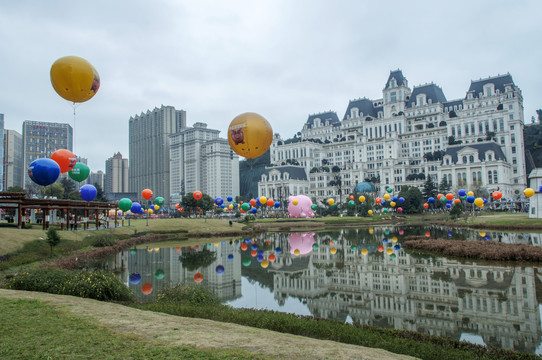 贵阳花果园建筑风景