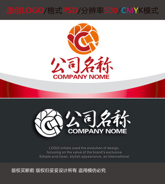 拍卖交易金融logo设计