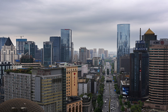 成都春熙路蜀都大厦总府路