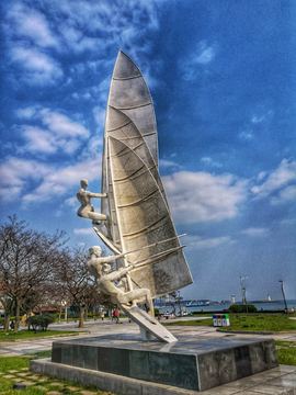 帆船雕像