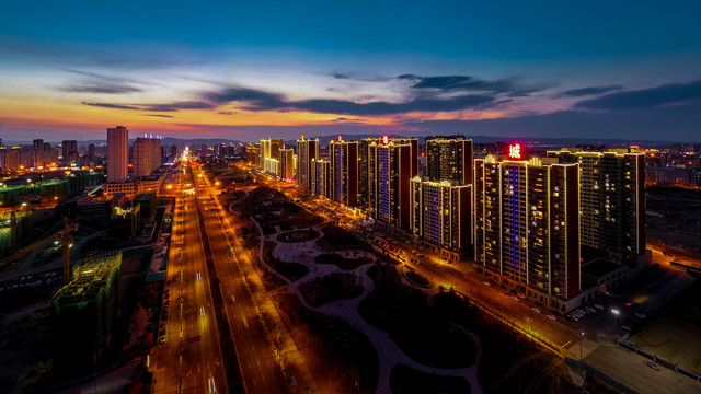 西京街夜景