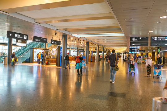 瑞士苏黎世国际机场候机厅