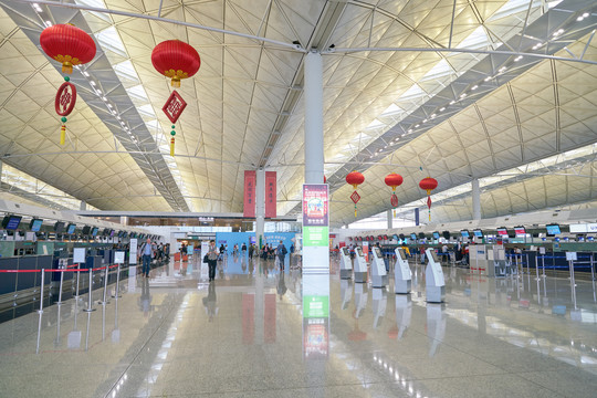 香港国际机场办理登机区域