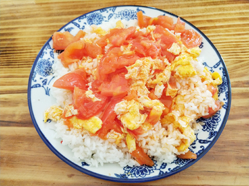 西红柿鸡蛋盖饭