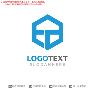 T字母标志logo