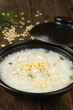 燕麦白米粥