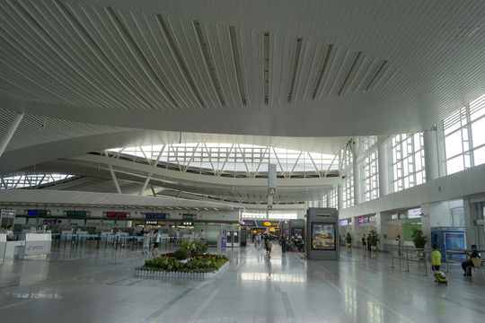 杭州萧山机场航站楼内景